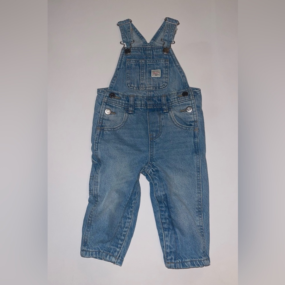 Old Navy Denim Overalls Baby 12-18M